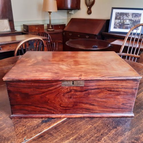 a rare campaign box - CATEGORY: ANTIQUE BOXES - DATED 19TH CENTURY