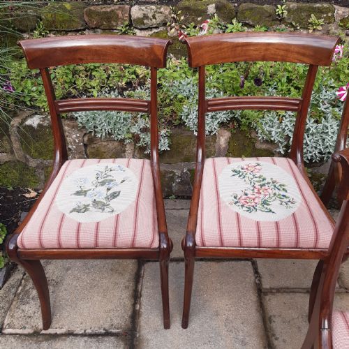 SET OF SIX LATE REGENCY MAHOGANY CHAIRS - ADDITIONAL PHOTO 1