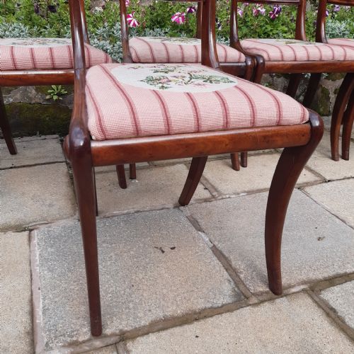 SET OF SIX LATE REGENCY MAHOGANY CHAIRS - ADDITIONAL PHOTO 2