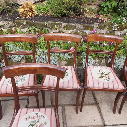 SET OF SIX LATE REGENCY MAHOGANY CHAIRS - ADDITIONAL PHOTO 4