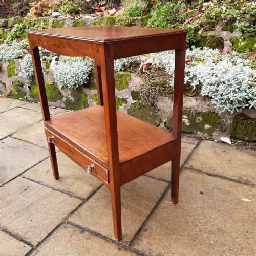 SMALL LATE GEORGIAN MAHOGANY SIDE TABLE - ADDITIONAL PHOTO 5
