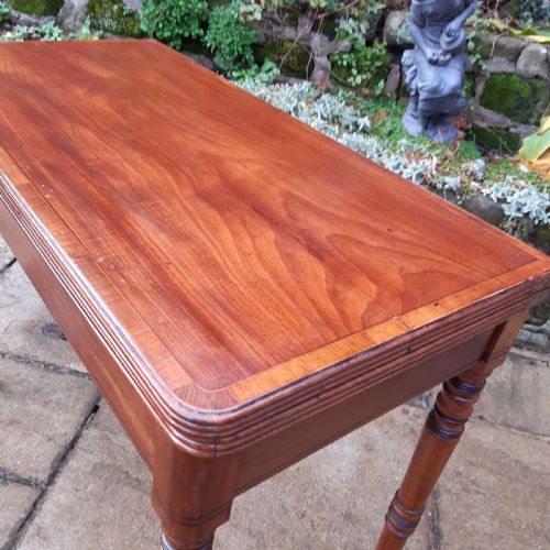 REGENCY MAHOGANY CARD TABLE - ADDITIONAL PHOTO 8