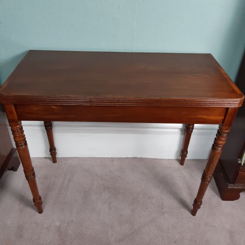 REGENCY MAHOGANY CARD TABLE - ADDITIONAL PHOTO 11