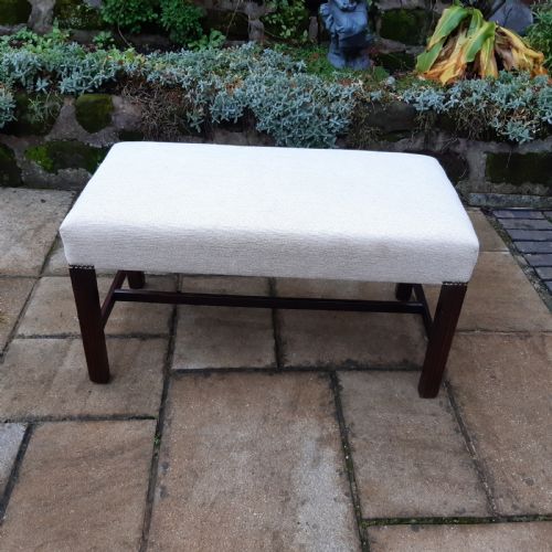MAHOGANY STOOL - ADDITIONAL PHOTO 1