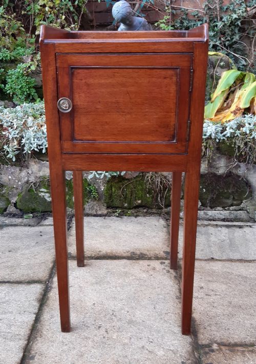 mahogany bedside cupboard - CATEGORY: ANTIQUE CUPBOARDS - DATED 19TH CENTURY