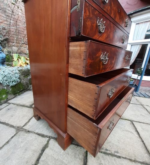 GEORGIAN SECRETAIRE BOOKCASE - ADDITIONAL PHOTO 3