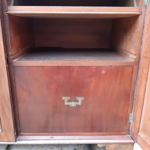 GEORGIAN MAHOGANY SIDE CABINET - ADDITIONAL PHOTO 4