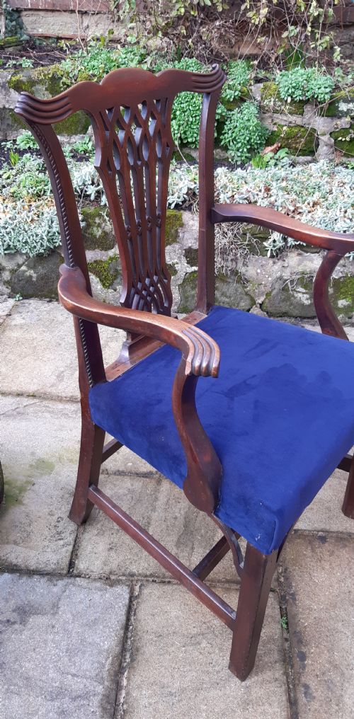 18TH CENTURY CHIPPENDALE PERIOD ARMCHAIR - ADDITIONAL PHOTO 5
