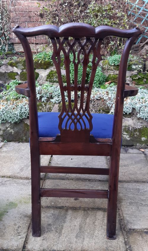 18TH CENTURY CHIPPENDALE PERIOD ARMCHAIR - ADDITIONAL PHOTO 6