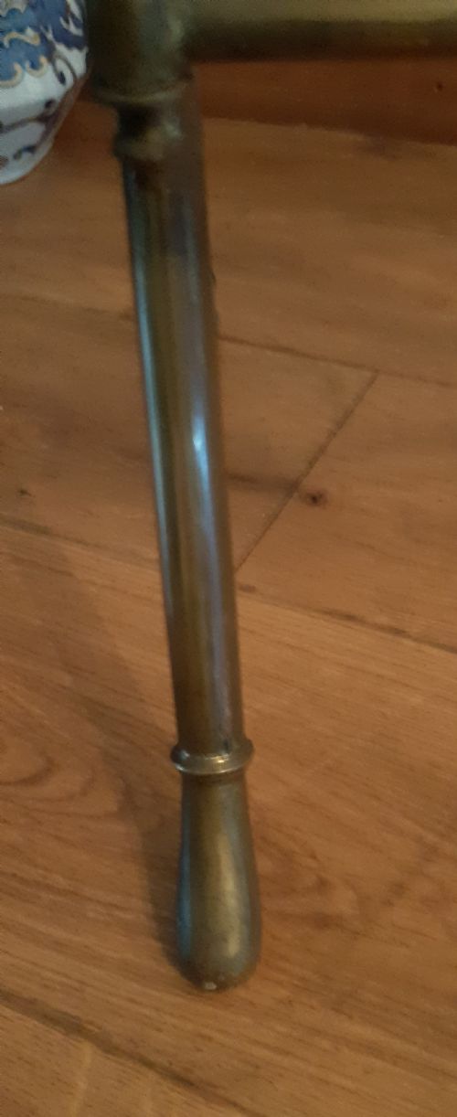 RARE BRASS MAGAZINE RACK - ADDITIONAL PHOTO 4