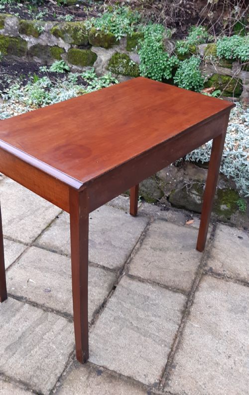 GEORGIAN MAHOGANY SIDE TABLE - ADDITIONAL PHOTO 4