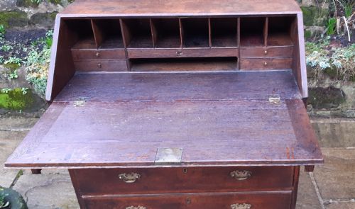 GEORGIAN OAK BUREAU - ADDITIONAL PHOTO 3