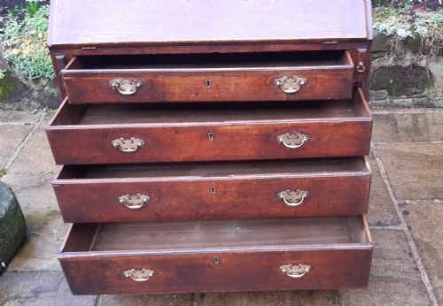 GEORGIAN OAK BUREAU - ADDITIONAL PHOTO 9