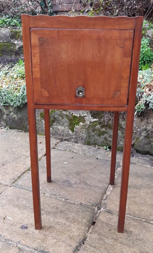mahogany bedside cupboard - CATEGORY: ANTIQUE CUPBOARDS - DATED 19TH CENTURY