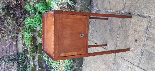 MAHOGANY BEDSIDE CUPBOARD - ADDITIONAL PHOTO 2