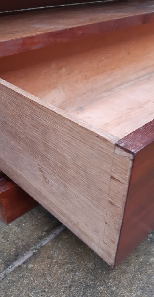 PRETTY MAHOGANY GEORGIAN SIDE CABINET - ADDITIONAL PHOTO 4