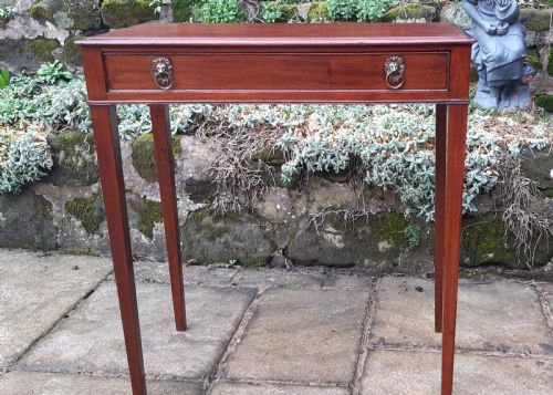 18th century rare hall side table - CATEGORY: ANTIQUE TABLES - DATED GEORGIAN