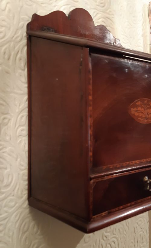 PRETTY GEORGIAN 18TH CENTURY CANDLE BOX - ADDITIONAL PHOTO 6