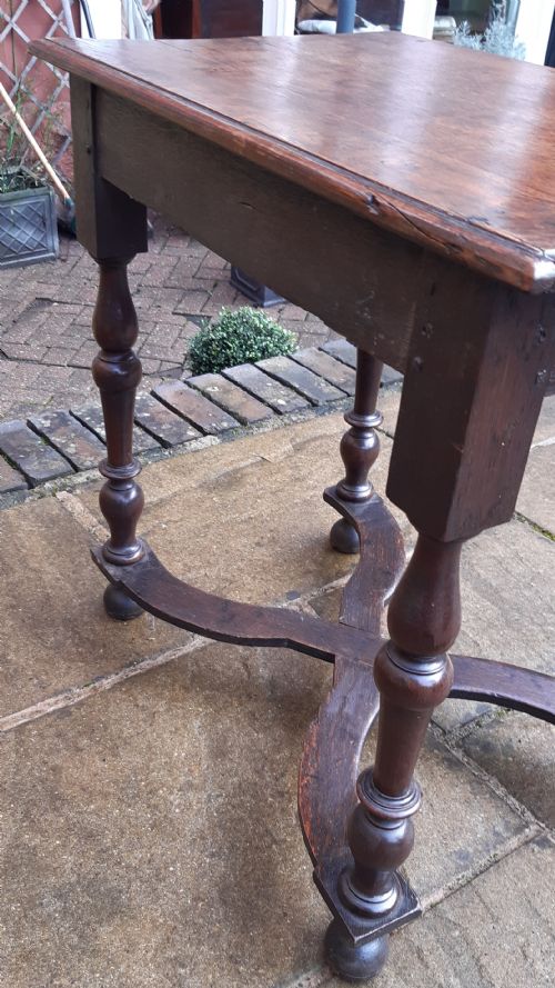 OAK SIDE TABLE 18TH CENTURY - ADDITIONAL PHOTO 6