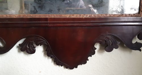 18TH CENTURY MAHOGANY FRET OR FRETWORK MIRROR - ADDITIONAL PHOTO 4
