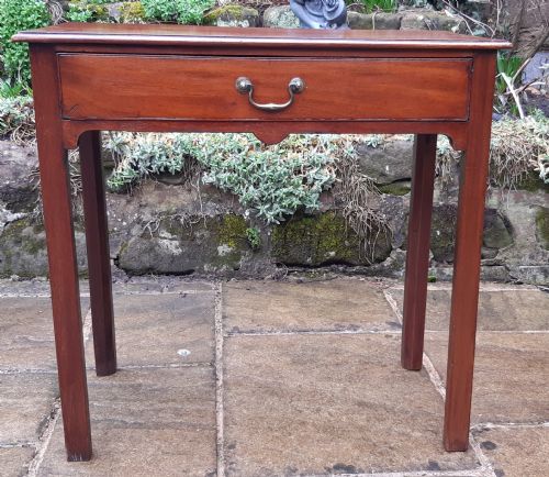 MAHOGANY SIDE TABLE 18TH CENTURY GEORGIAN - ADDITIONAL PHOTO 1