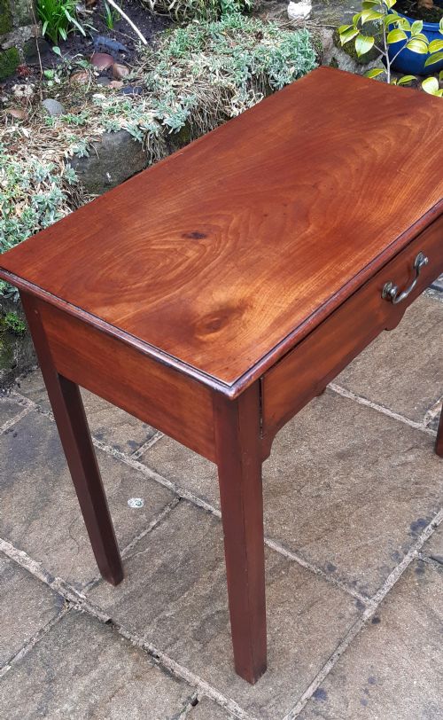 MAHOGANY SIDE TABLE 18TH CENTURY GEORGIAN - ADDITIONAL PHOTO 2