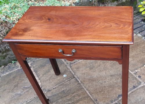MAHOGANY SIDE TABLE 18TH CENTURY GEORGIAN - ADDITIONAL PHOTO 3