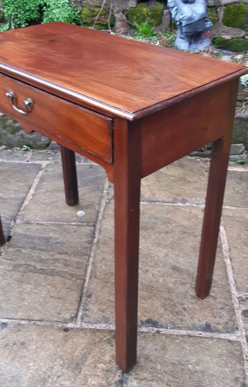 MAHOGANY SIDE TABLE 18TH CENTURY GEORGIAN - ADDITIONAL PHOTO 4