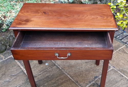 MAHOGANY SIDE TABLE 18TH CENTURY GEORGIAN - ADDITIONAL PHOTO 5