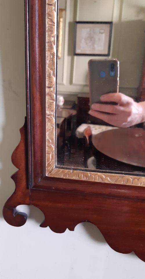 LOVELY FRETWORK HOHO BIRD WALL MIRROR - ADDITIONAL PHOTO 4