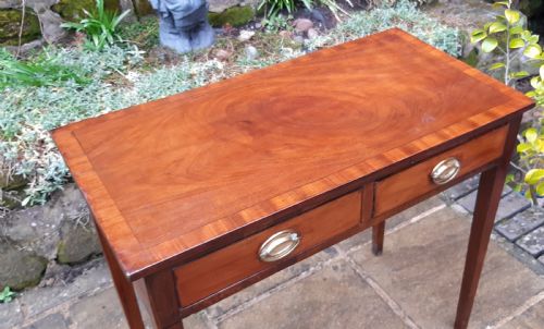 GEORGIAN MAHOGANY SIDE TABLE - ADDITIONAL PHOTO 3