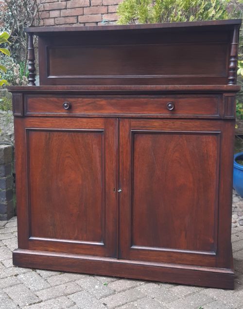 REGENCY ROSEWOOD CHIFFONIER SIDE CABINET - ADDITIONAL PHOTO 1