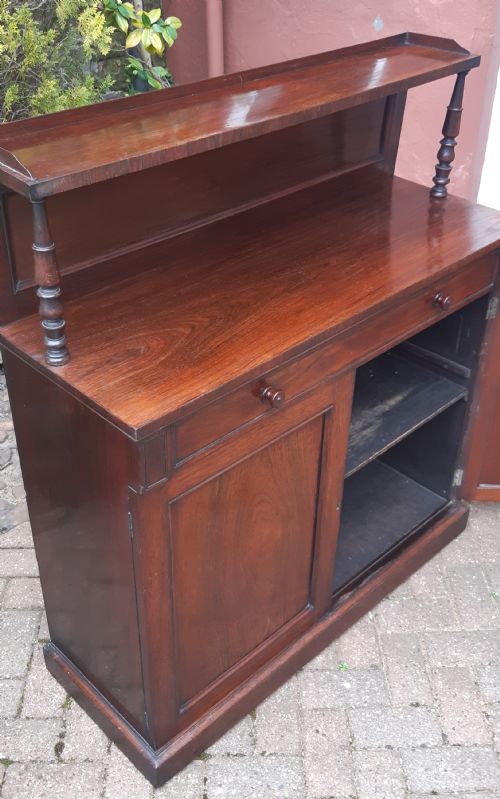 REGENCY ROSEWOOD CHIFFONIER SIDE CABINET - ADDITIONAL PHOTO 2