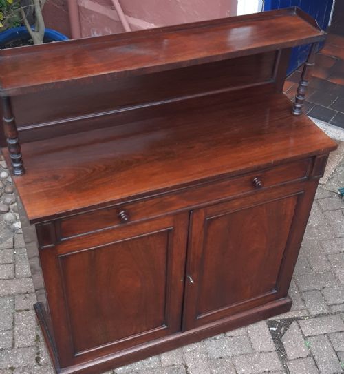 REGENCY ROSEWOOD CHIFFONIER SIDE CABINET - ADDITIONAL PHOTO 4