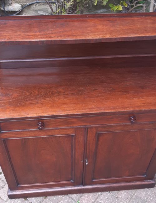 REGENCY ROSEWOOD CHIFFONIER SIDE CABINET - ADDITIONAL PHOTO 6