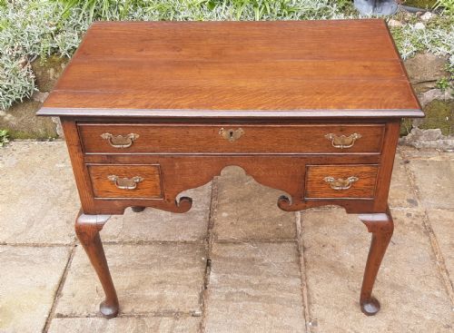 GEORGIAN 18TH CENTURY OAK LOWBOY SIDE TABLE - ADDITIONAL PHOTO 1