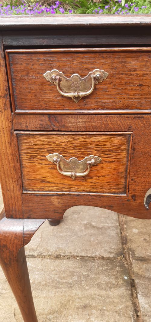 GEORGIAN 18TH CENTURY OAK LOWBOY SIDE TABLE - ADDITIONAL PHOTO 2