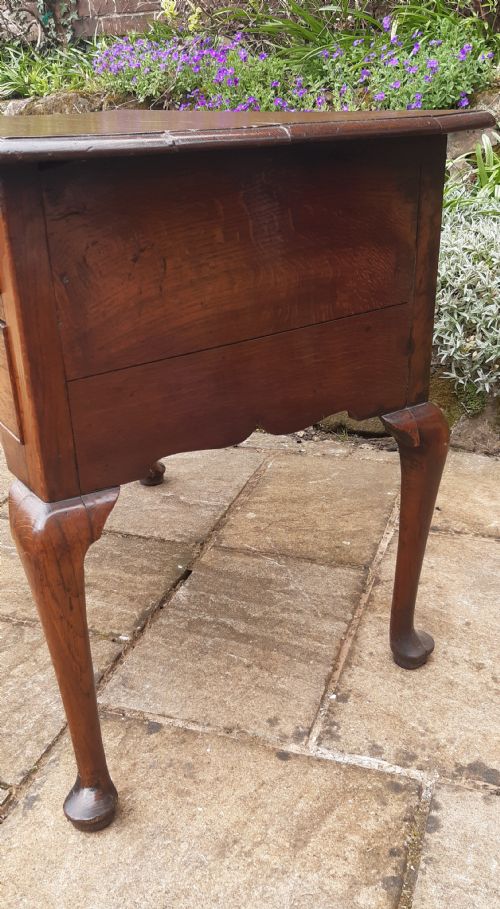 GEORGIAN 18TH CENTURY OAK LOWBOY SIDE TABLE - ADDITIONAL PHOTO 11