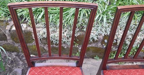 SET OF 6 MAHOGANY GEORGIAN DINING CHAIRS - ADDITIONAL PHOTO 2