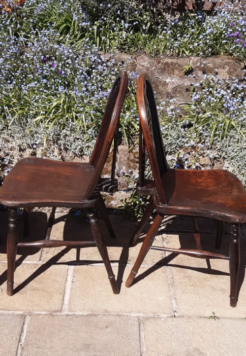 4 WHEELBACK WINDSOR CHAIRS - ADDITIONAL PHOTO 3