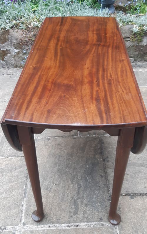 GEORGIAN MAHOGANY DROPLEAF TABLE - ADDITIONAL PHOTO 6
