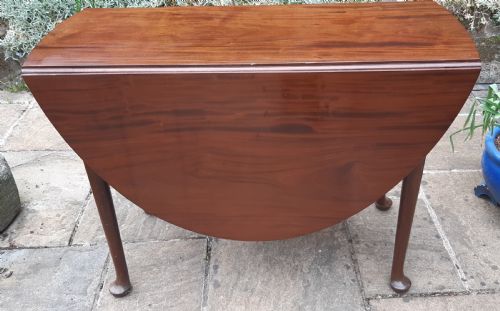 GEORGIAN MAHOGANY DROPLEAF TABLE - ADDITIONAL PHOTO 7
