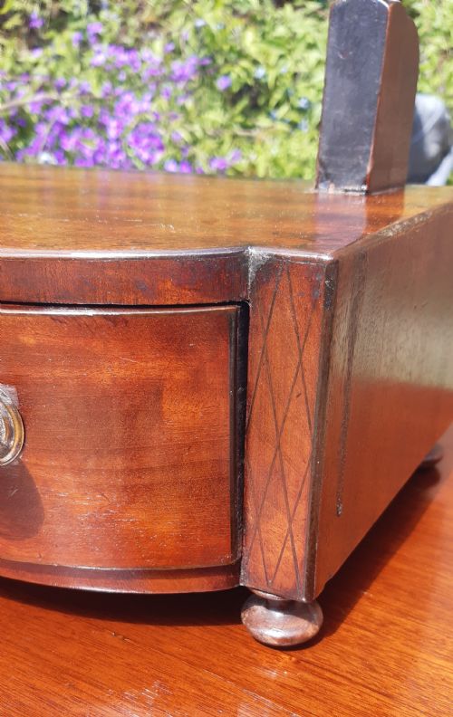 MAHOGANY TOILET OR DRESSING TABLE MIRROR - ADDITIONAL PHOTO 2