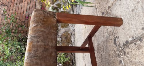 MAHOGANY STOOL - ADDITIONAL PHOTO 3