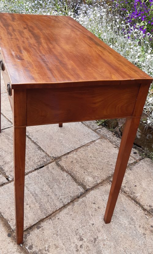 LOVELY GEORGIAN MAHOGANY SIDE WRITING TABLE - ADDITIONAL PHOTO 5
