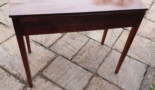 LOVELY GEORGIAN MAHOGANY SIDE WRITING TABLE - ADDITIONAL PHOTO 6