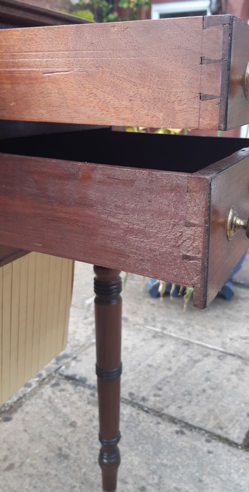 REGENCY PEMBROKE WORK LAMP TABLE - ADDITIONAL PHOTO 7