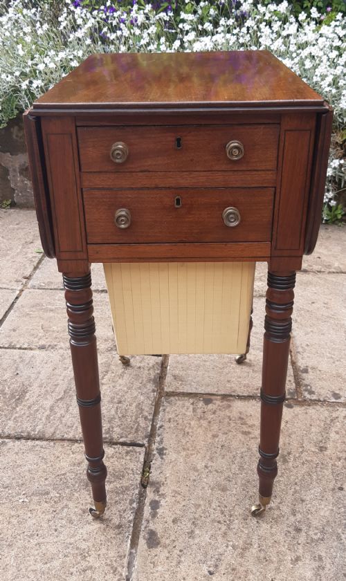 REGENCY PEMBROKE WORK LAMP TABLE - ADDITIONAL PHOTO 8