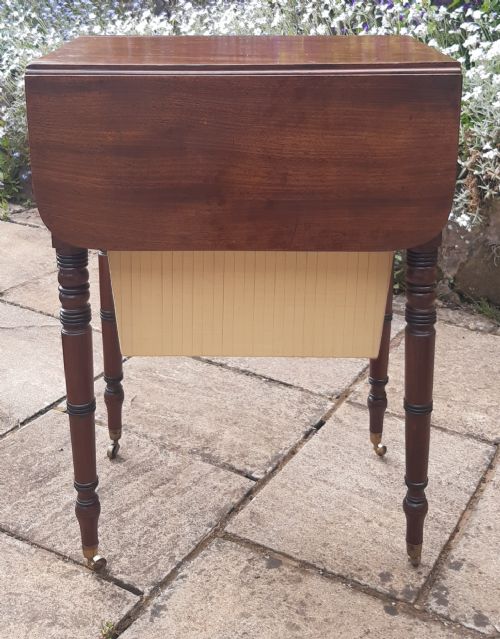 REGENCY PEMBROKE WORK LAMP TABLE - ADDITIONAL PHOTO 13
