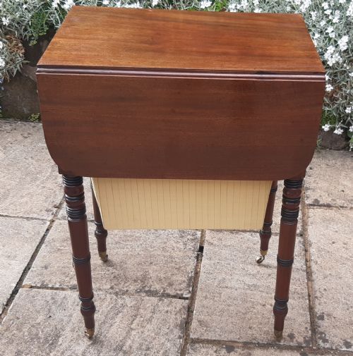 REGENCY PEMBROKE WORK LAMP TABLE - ADDITIONAL PHOTO 14